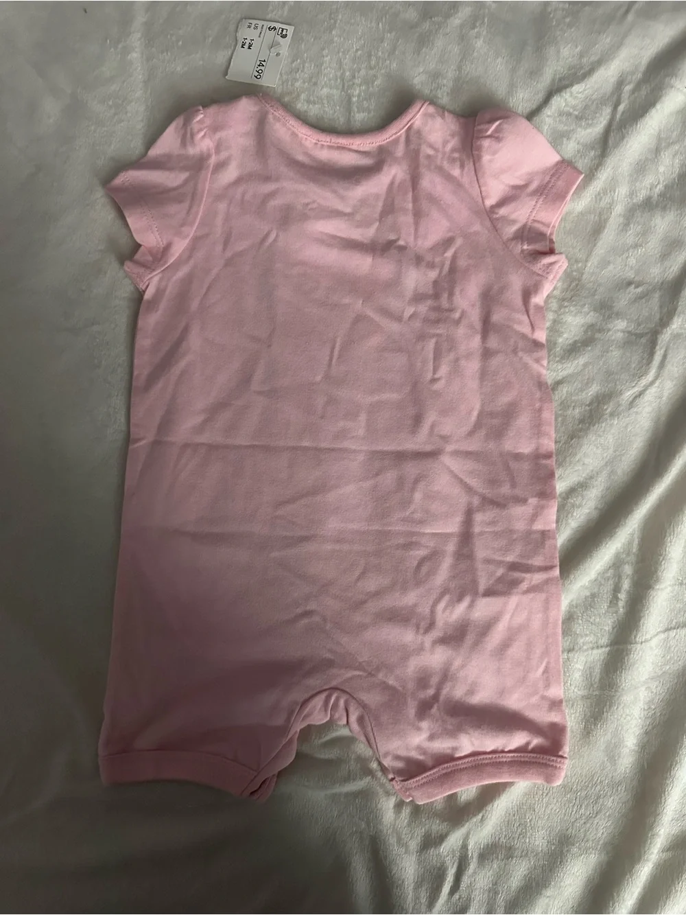 Disney Pink Minnie Mouse Short Sleeve Romper